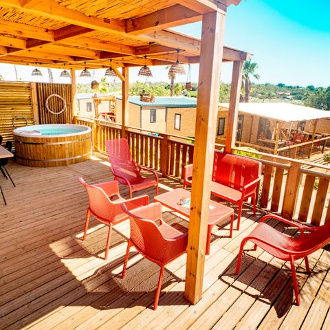 Stacaravan 6 personen - TROPISCHE TOSCANA VIP - 40m² - 3 Slaapkamers - 2 Badkamers