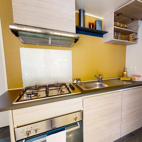 Stacaravan 6 personen - Essential 2bed 6p Basic zonder airconditioning