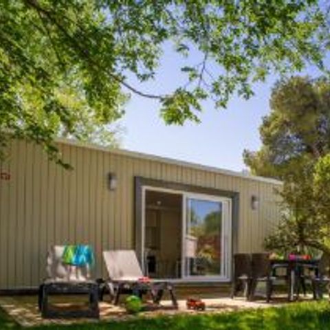 Stacaravan 6 personen - Premium - 3 slaapkamers - TV - CLIM - PLANCHA