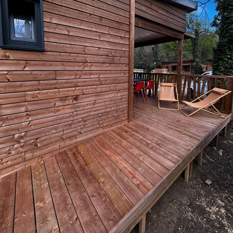 Chalet 4 personen - Chalet PMR Premium 35m² - 2 kamers (CLIM + TV + Plancha) ***NEW 2025 !!!