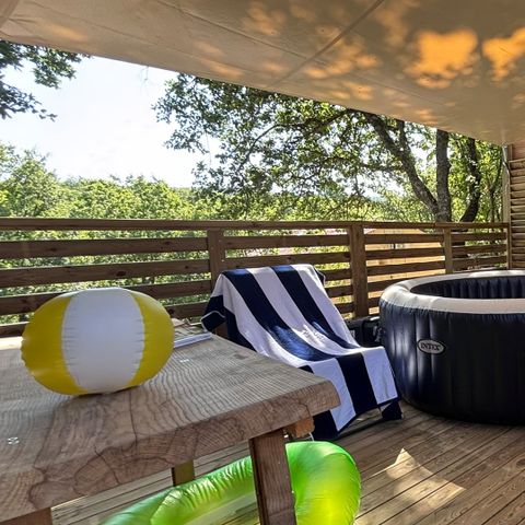 Chalet 4 personen - CHALET TIKAL. COMFORT MET SPA