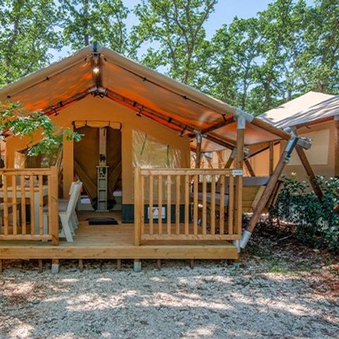 Tent 5 personen - Eco Lodge Tent | 2 Slaapkamers | 4/5 Pers | Geen badkamer