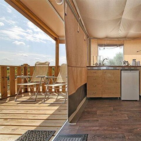 Safaritent 5 personen - Super Lodge Tent | 2 Slaapkamers | 4/5 Pers.