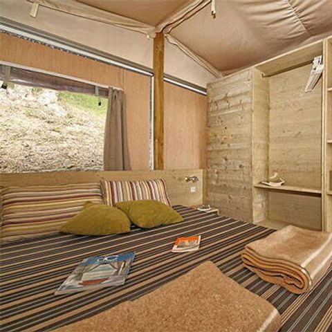 Safaritent 5 personen - Super Lodge Tent | 2 Slaapkamers | 4/5 Pers.