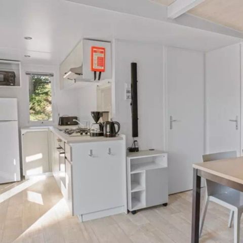 Bungalow 6 personen - Mobile-home | Premium | 3 slaapkamers | 6 pers. | Verhoogd terras | 1 badkamer | Air-con.