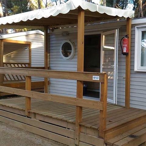 Stacaravan 2 personen - Familiar con Terraza