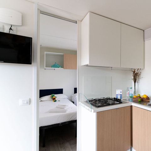 Stacaravan 5 personen - Emilia Romagna Mare - B257 - AC/TV