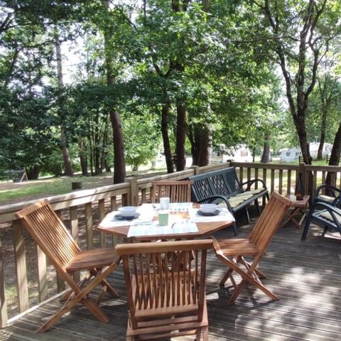 Tent 5 personen - Lodgetent - 40m² - 2 kamers