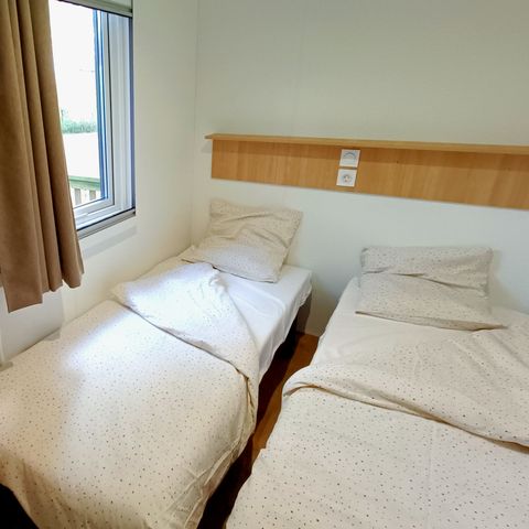 Stacaravan 2 personen - Stacaravan 3 - 35m² - 3 kamers PRIJS VOOR 2 PERSONEN