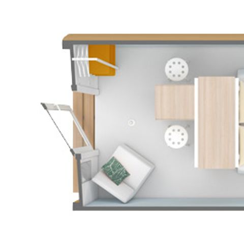 Tent 2 personen - Cocosweet - 11m² - 1 kamer zonder eigen badkamer