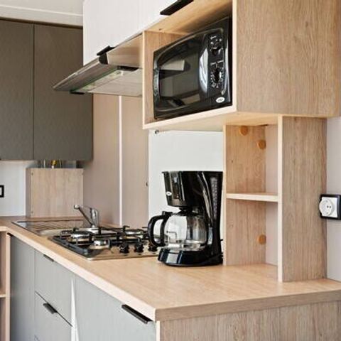 Stacaravan 6 personen - Mobile-home | Comfort | 3 Slaapkamers | 6 Pers. | Terras Lounge | Klimaat.