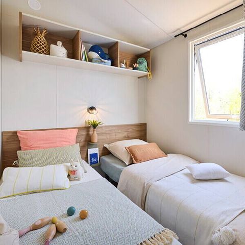 Stacaravan 6 personen - Mobile-home | Comfort | 3 Slaapkamers | 6 Pers. | Terras Lounge | Klimaat.