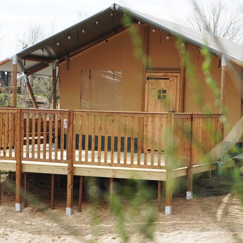 Safaritent 6 personen - Luxe aan het water