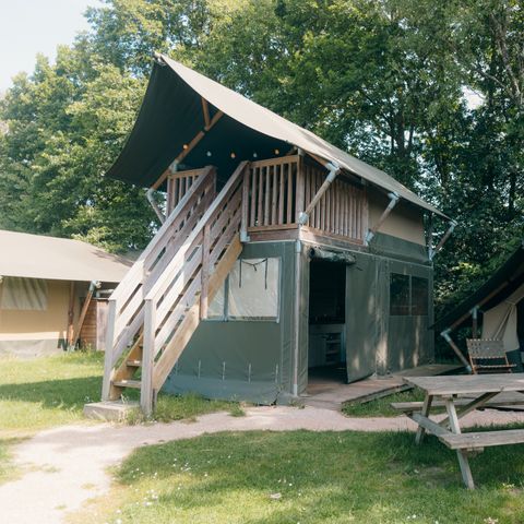 Safaritent 4 personen - Safari Cottage XS met privé sanitair