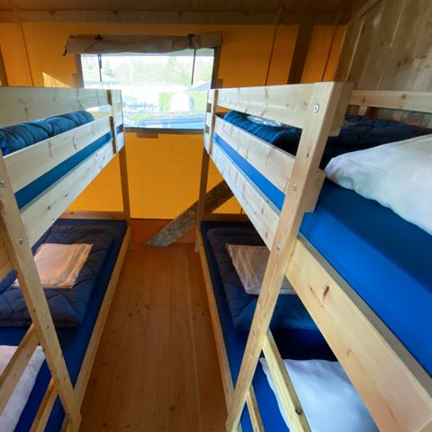 Safaritent 6 personen - incl. sanitair