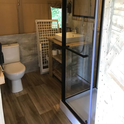 Safaritent 6 personen - incl. sanitair