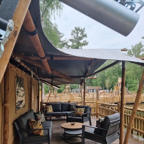 Safaritent 6 personen - Luxe incl. sanitair