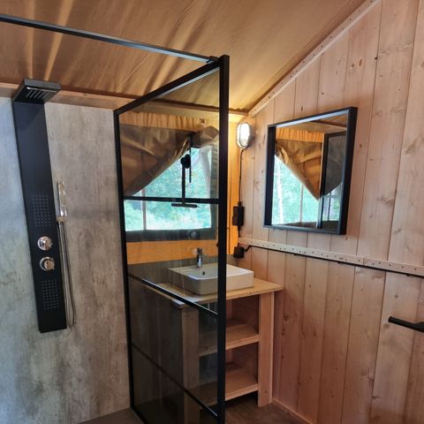 Safaritent 4 personen - Luxe incl. sanitair(MIVA)