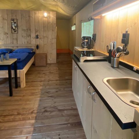 Safaritent 2 personen - Luxe Safaritent incl. sanitair (MIVA)