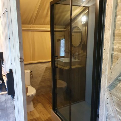 Safaritent 4 personen - incl. sanitair