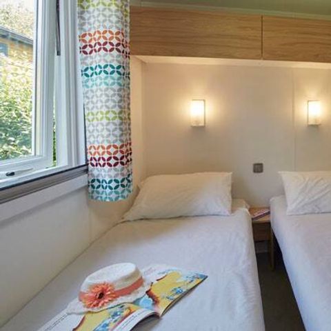 Stacaravan 5 personen - Stacaravan | Premium | 2 slaapkamers | 5 pers. | Terras Lounge | Airconditioning