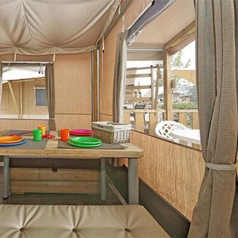 Tent 5 personen - Super Lodge Tent | 2 Slaapkamers | 4/5 Pers.