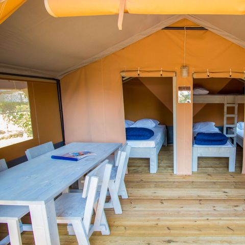 Safaritent 5 personen - Safaritent Comfort + airco