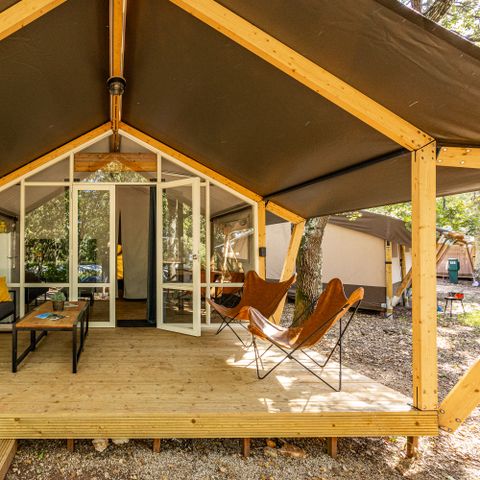 Safaritent 5 personen - Safaritent Bella Vista + airco (5P)