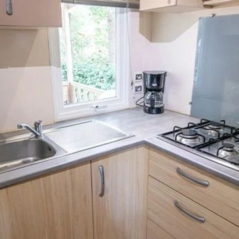 Stacaravan 6 personen - Mobile-home | Comfort XL | 3 slaapkamers | 6 pers. | Verhoogd terras | Airconditioning