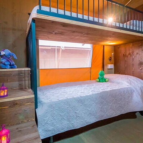 Safaritent 6 personen - Tente Safari | 3 Ch. | 6 Pers. | 1 SDB | Klim.