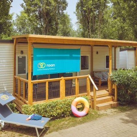 Stacaravan 6 personen - Premium 3 slaapkamers Lounge