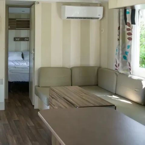 Stacaravan 6 personen - Comfort 2 slaapkamers Lounge