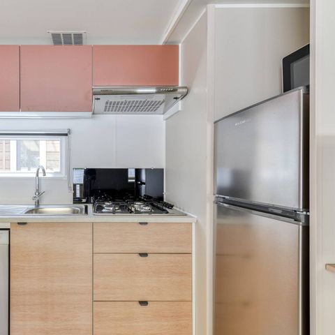 Stacaravan 6 personen - Mobile-home | Comfort | 3 Slaapkamers | 6 Pers. | Verhoogd terras | Airconditioning