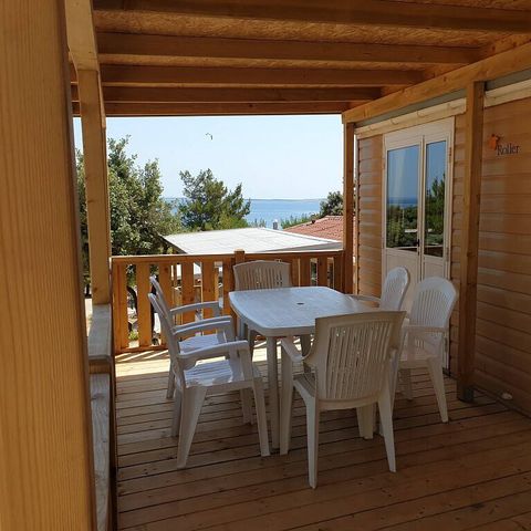 Stacaravan 6 personen - Stacaravan | Klassiek | 3 Slaapkamers | 6 Pers. | Verhoogd terras | Airconditioning.