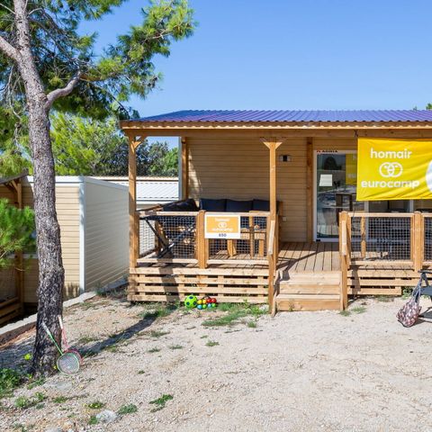 Stacaravan 4 personen - Stacaravan | Premium | 2 Slaapkamers | 4 Pers. | Terras Lounge | Air-con.