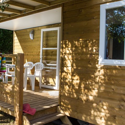 Stacaravan 4 personen - COTTAGE LOGGIA - 2 SLAAPKAMERS
