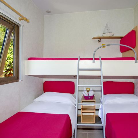 Bungalow 4 personen - Superieur 35m² - 2 Slaapkamers
