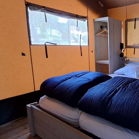 Safaritent 6 personen - Tent Lodge Prestige Plus - 2 slaapkamers - 1SDB - 35m²