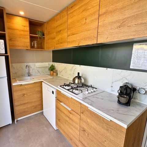 Stacaravan 4 personen - Sunêlia Luxe 2 Slaapkamers - 1 Badkamer - 31.6m² - Zeezicht