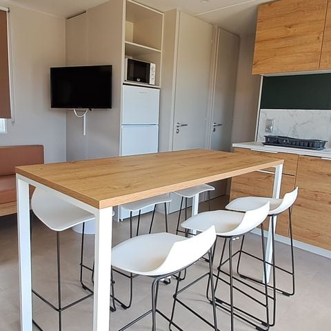 Stacaravan 6 personen - Sunêlia Luxe 3 kamers - 1SDB - 33m² - Frankrijk