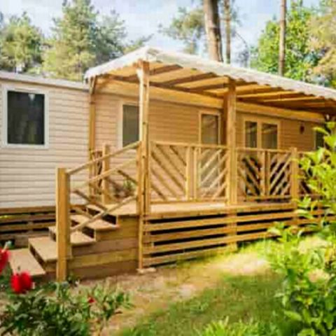 Stacaravan 6 personen - 3 slaapkamers Airconditioning