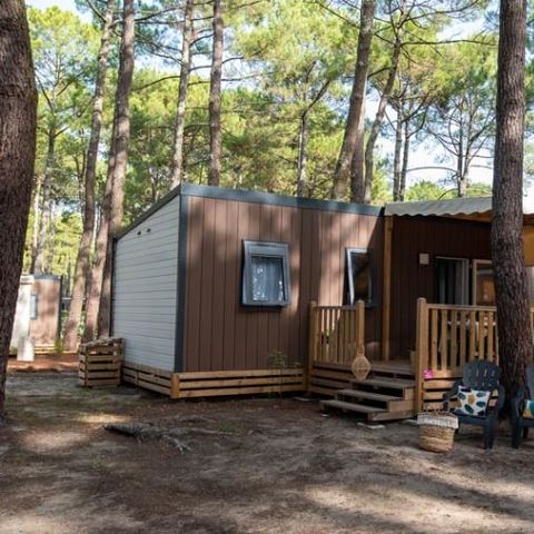 Stacaravan 6 personen - 3 slaapkamers Airconditioning