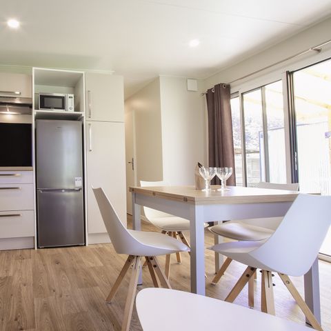 LODGE 4 personen - Lodge Family 34.02 m² - 2 slaapkamers + Terras + TV