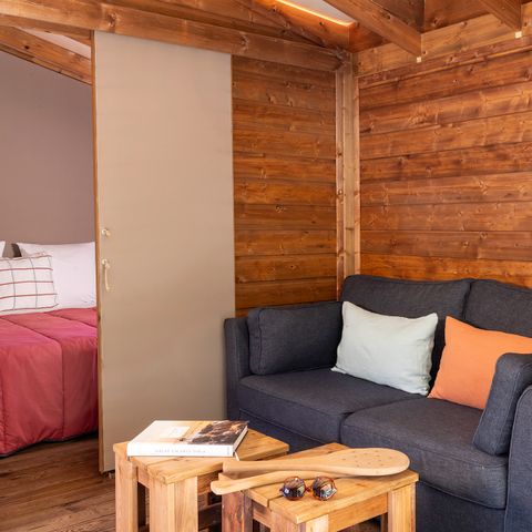 Safaritent 4 personen - Gezellige Glamping, 2 slaapkamers, 1 badkamer