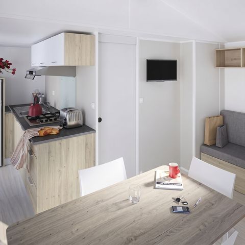 Stacaravan 6 personen - COMFORT - TV