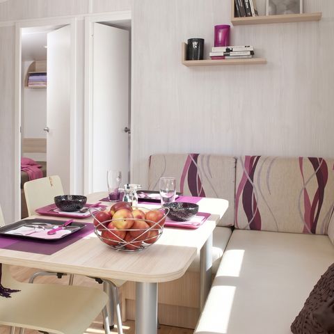 Stacaravan 6 personen - COMFORT - TV