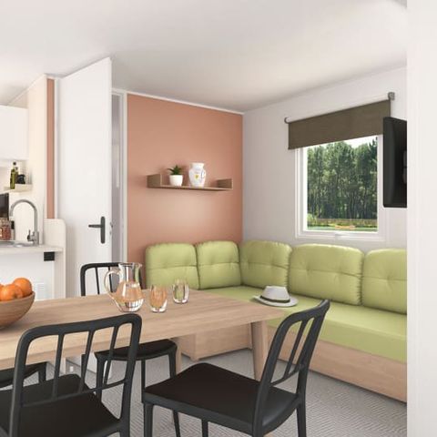 Stacaravan 6 personen - 6 personen comfort + 3 slaapkamers