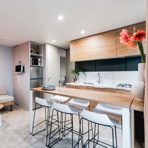 Stacaravan 6 personen - 6 personen comfort + 3 slaapkamers