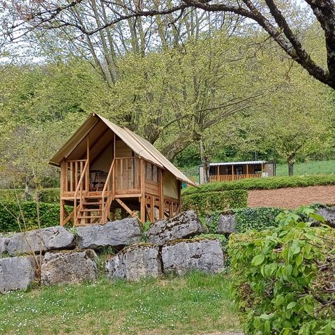Tent 2 personen - Cyclo'Oh lodgetent - Zonder sanitair