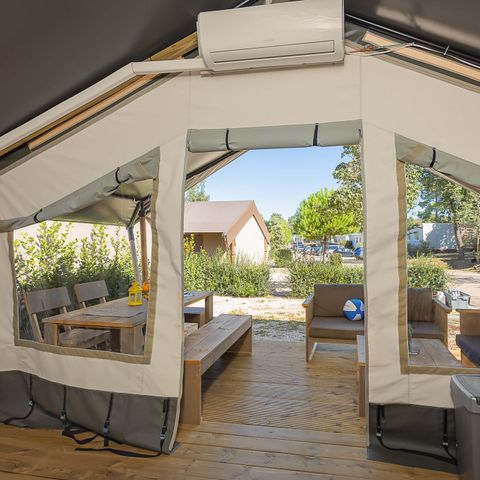 Safaritent 4 personen - Safaritent Comfort + airco
